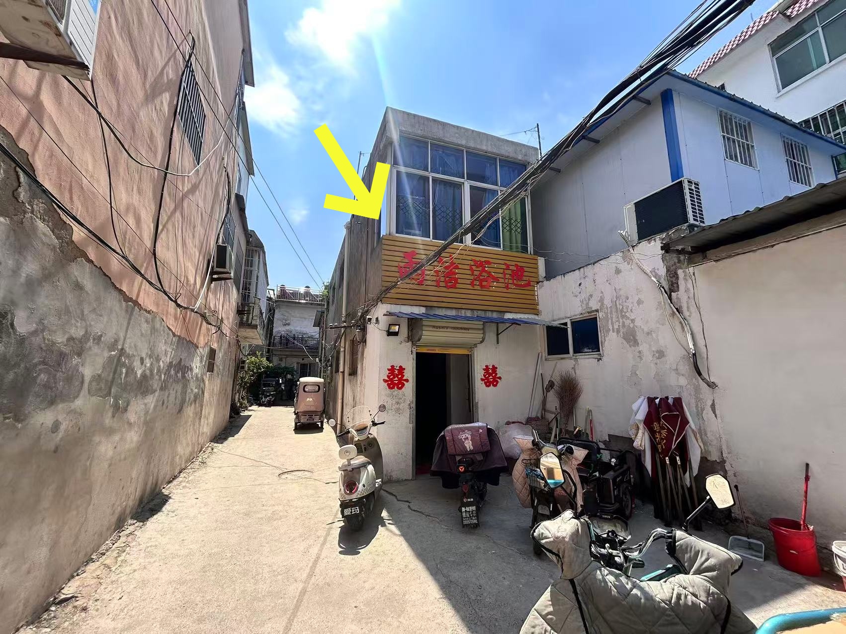 宿蒙路与浍水路交叉口530平浴池