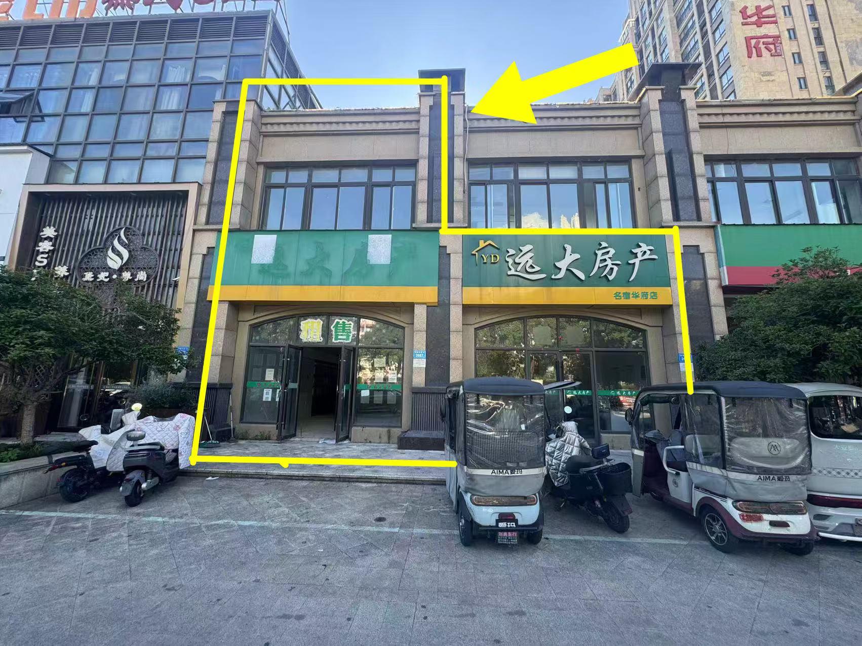 名宿华府东门210平出租