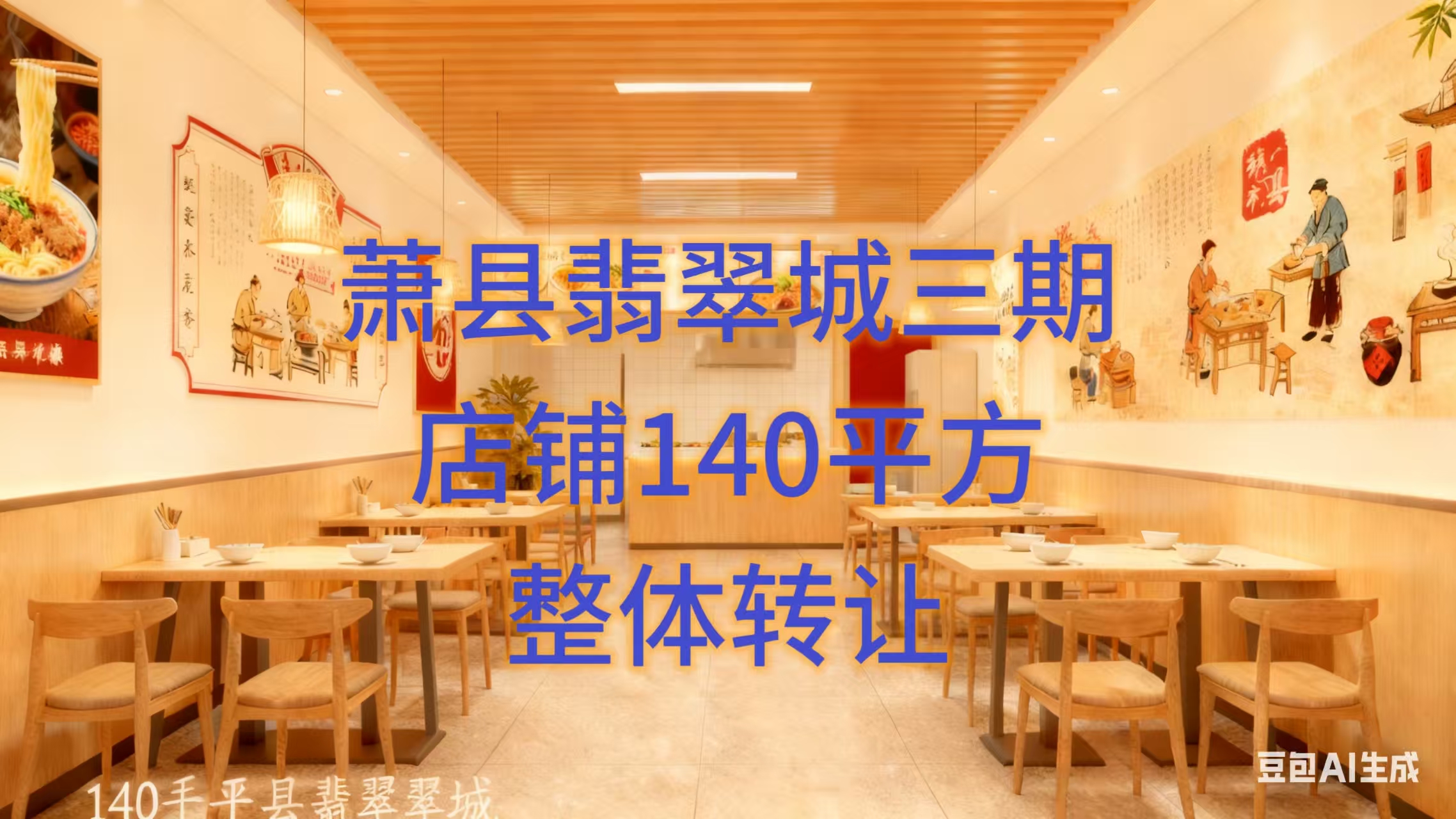 萧县翡翠城三期140平面馆