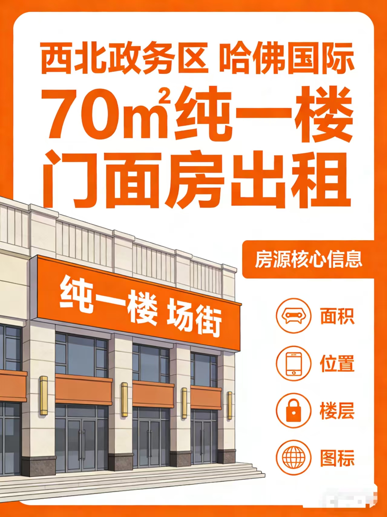 哈佛国际70平门面